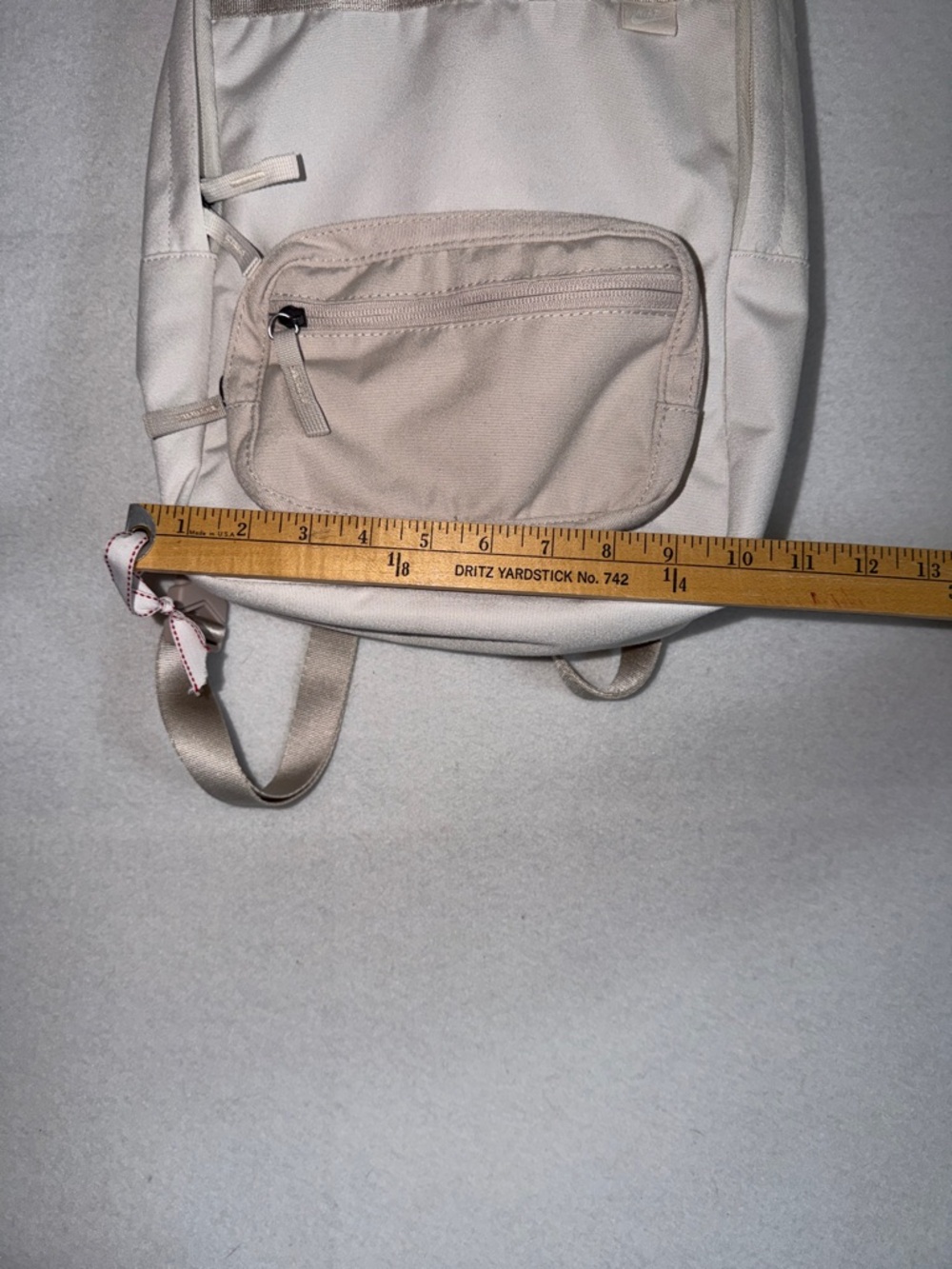 Nike Tanjun Backpack. Neutral Canvas Backpack - Picture 11 of 12